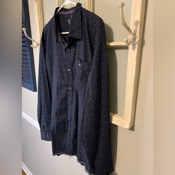 Six Lincoln New York long sleeve button front dress shirt size 2X NWT - Picture 7 of 9